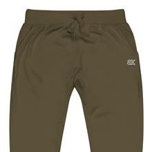 Load image into Gallery viewer, BK Unisex Fleece Sweatpants w/White Logo